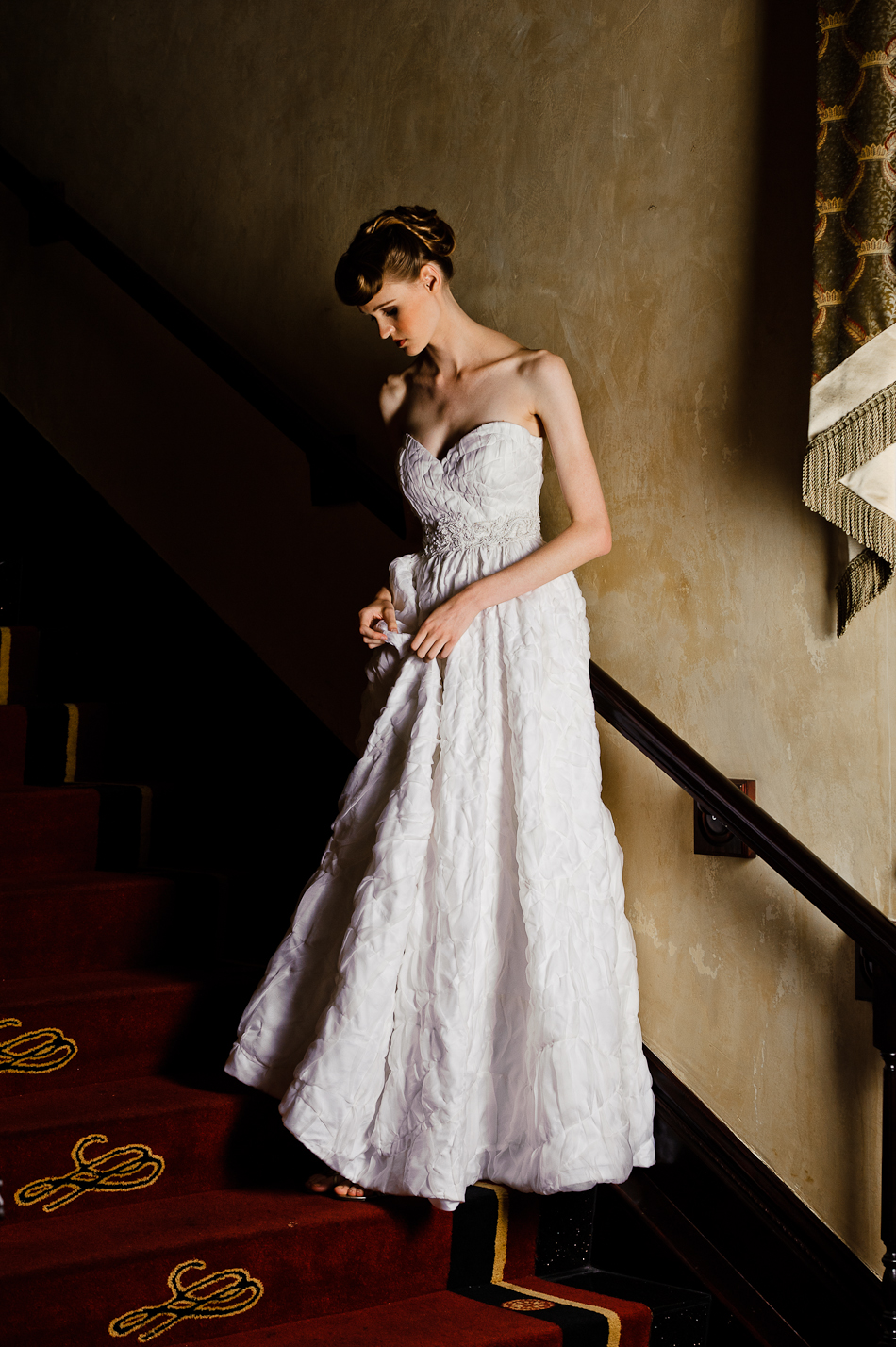Gilda Grace Strapless Gown Bridal Shoot