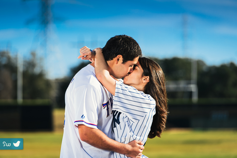 baseball engagement set by austin wedding photographer in texas