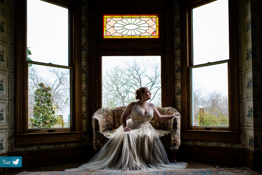 Bridal session by Austin Wedding Photographer at Barr Mansion