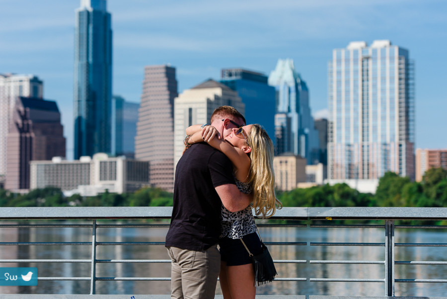 proposal at town lake