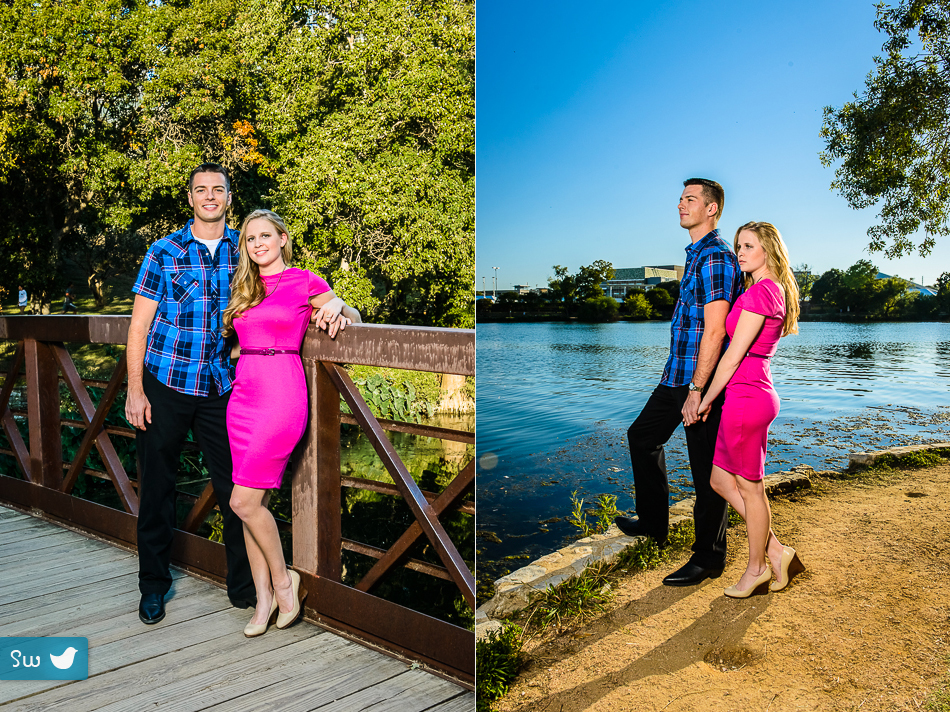 engagement photos in austin, texas by town lake, songbird weddings