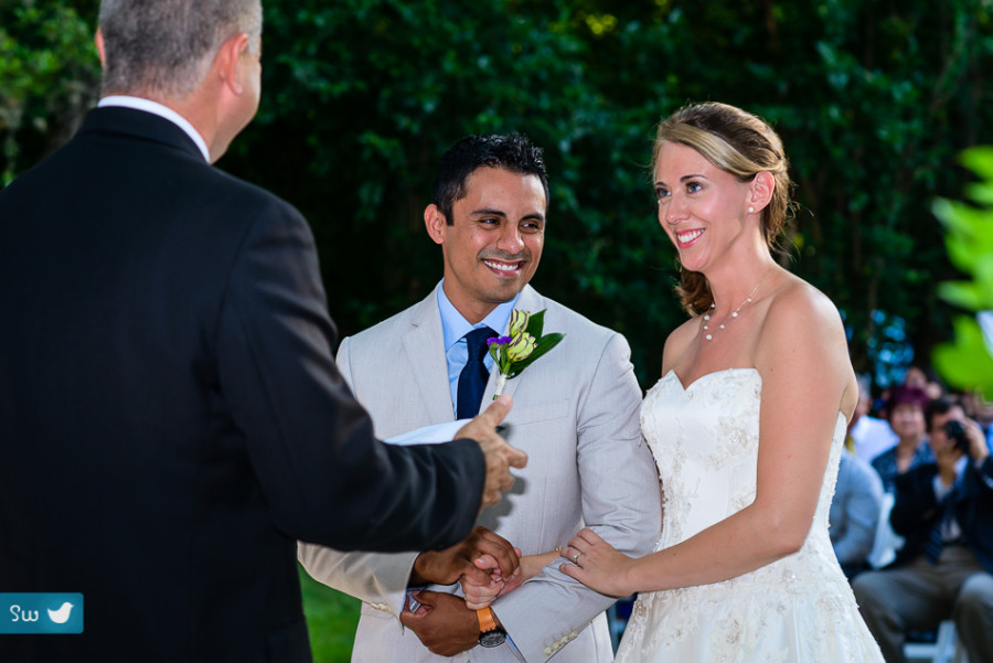 outdoor ceremony at Mercury Hall Austin Wedding Photographer