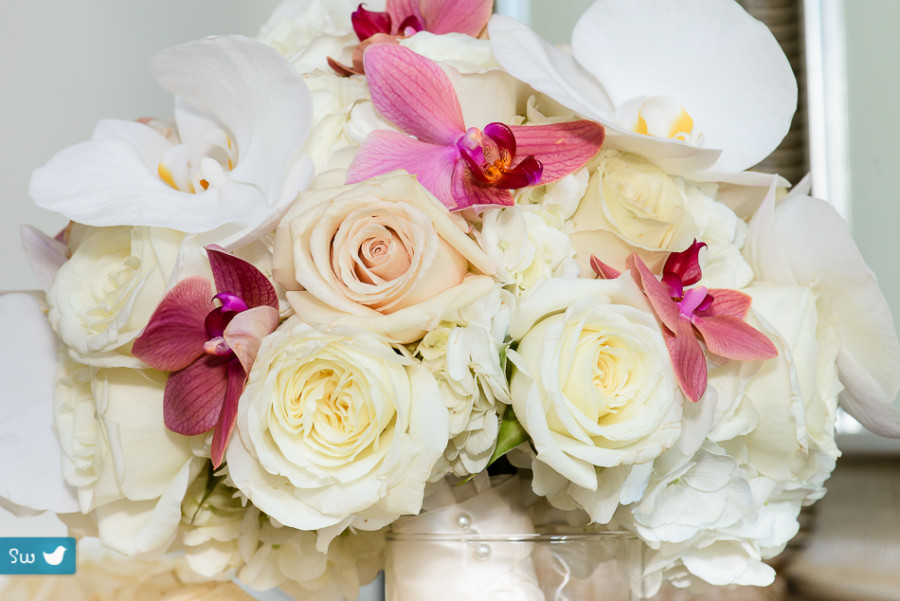 Orchid Bouquet by Austin Wedding Photographer