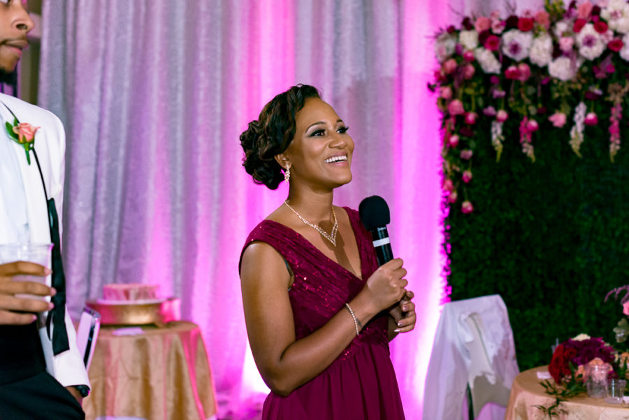 African American wedding toasts by austin wedding photographers