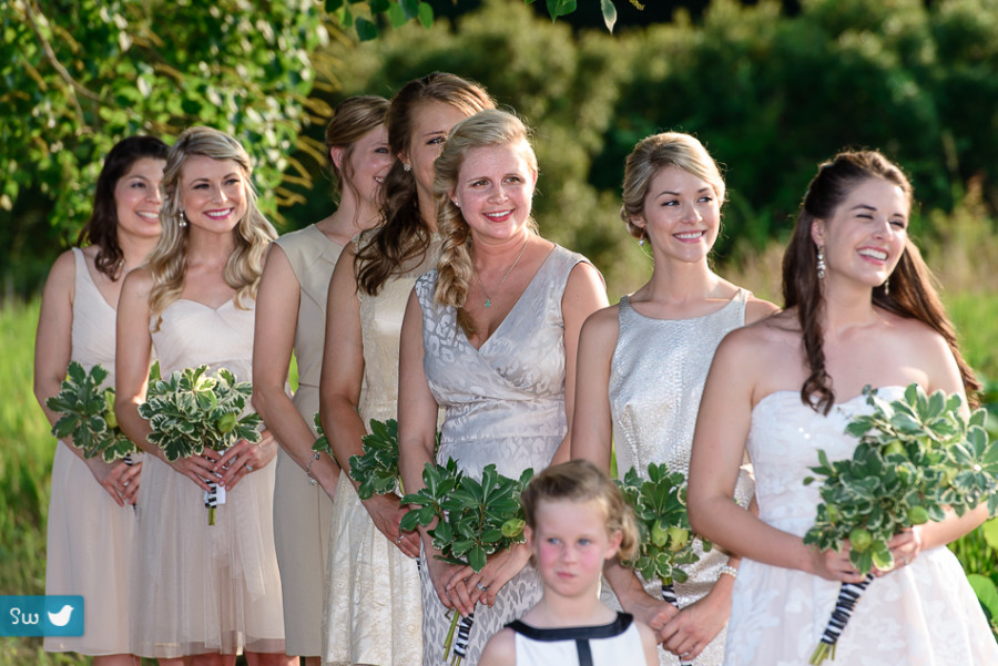 austin wedding photographers ceremony bridesmaids