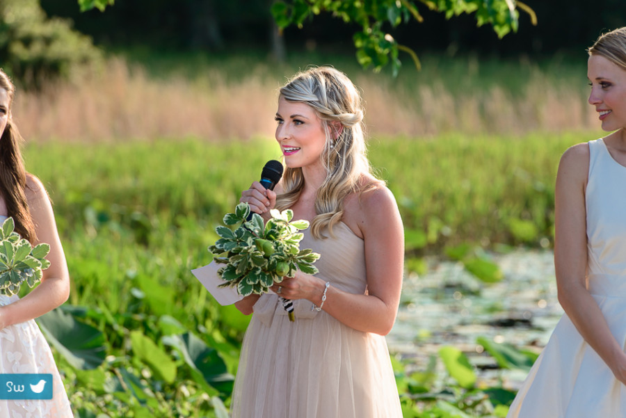 ceremony poem bridesmaid by Austin Wedding Photographer