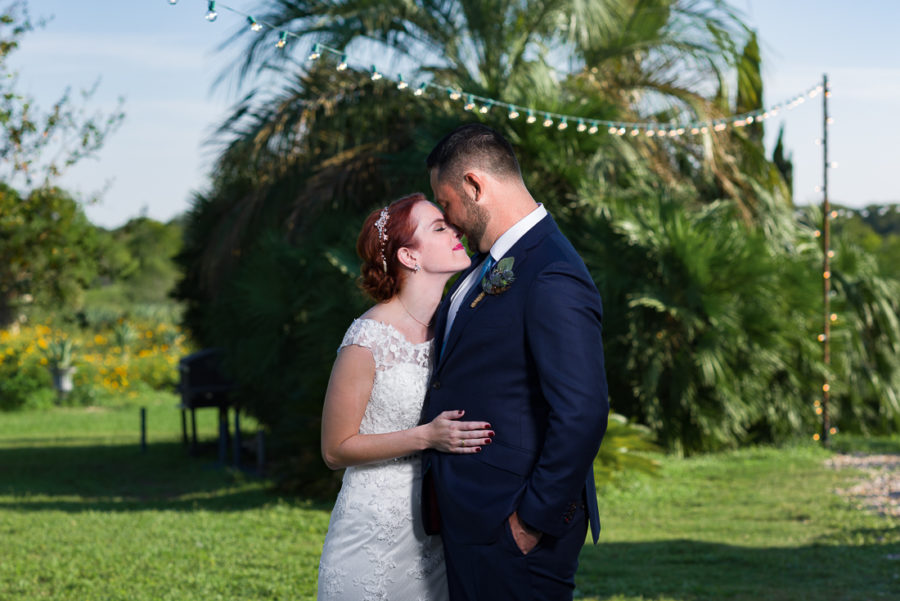 Austin wedding photographers portrait of bride groom Le San Michele