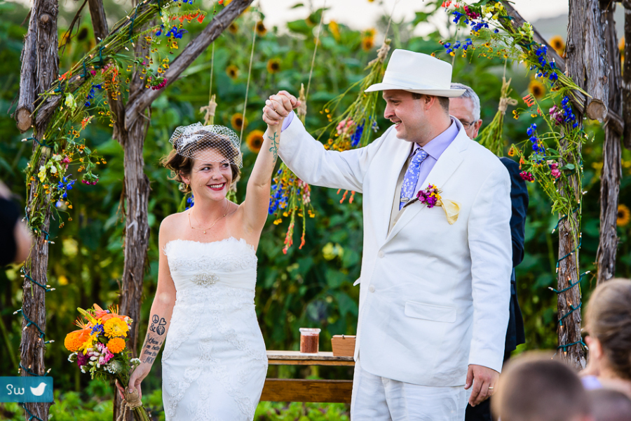 Ceremony exit at Montesino Ranch by Austin Wedding Photographer