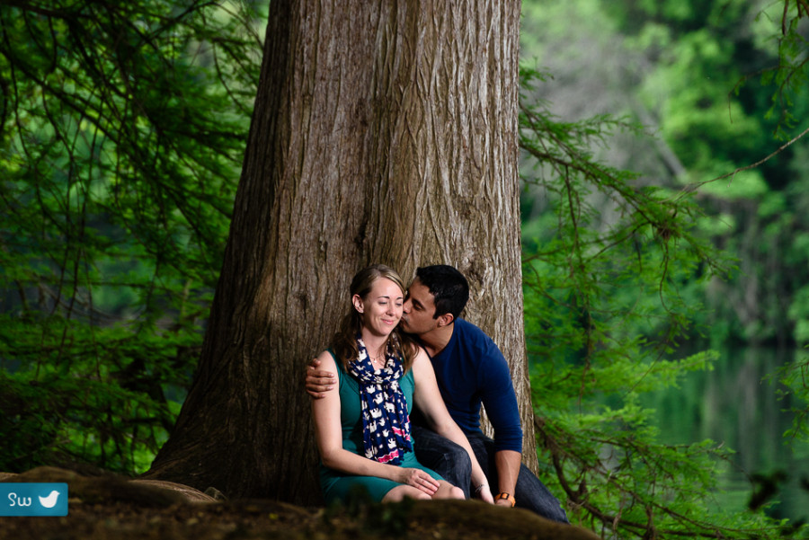 Outdoor Park Engagement Photos by Austin Wedding Photographer