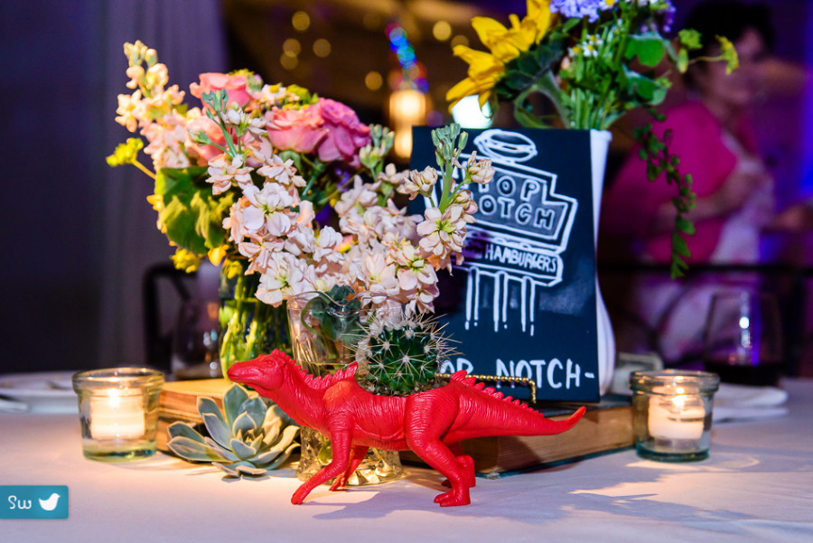 reception table by Austin Wedding Photographer at Barr Mansion