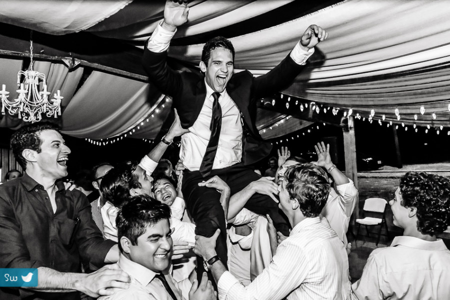 groom toss by austin wedding photographer