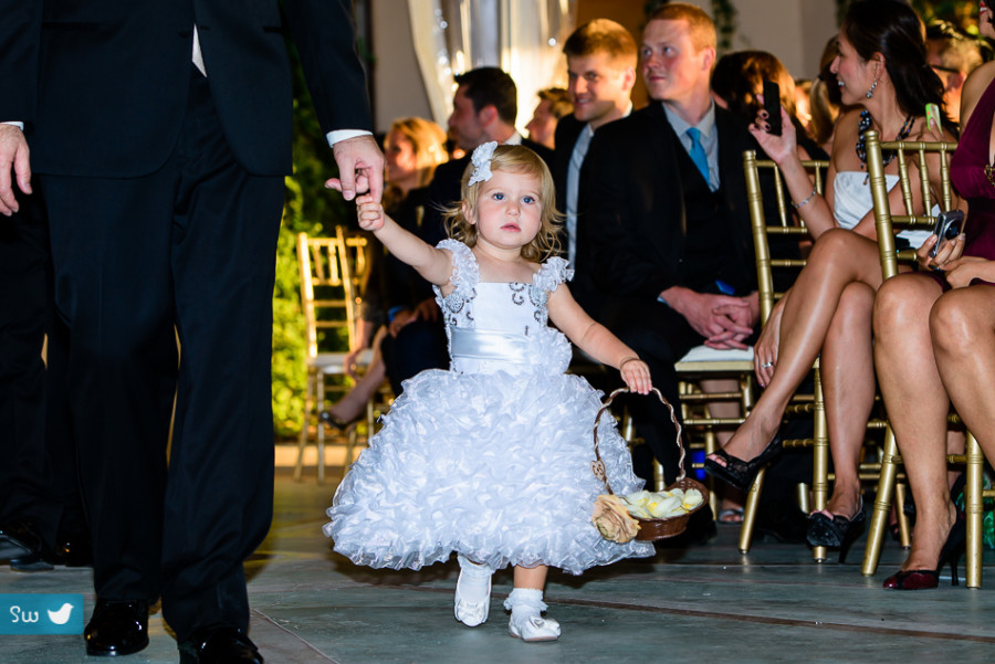 Cute flowergirl by Austin Wedding Photographer