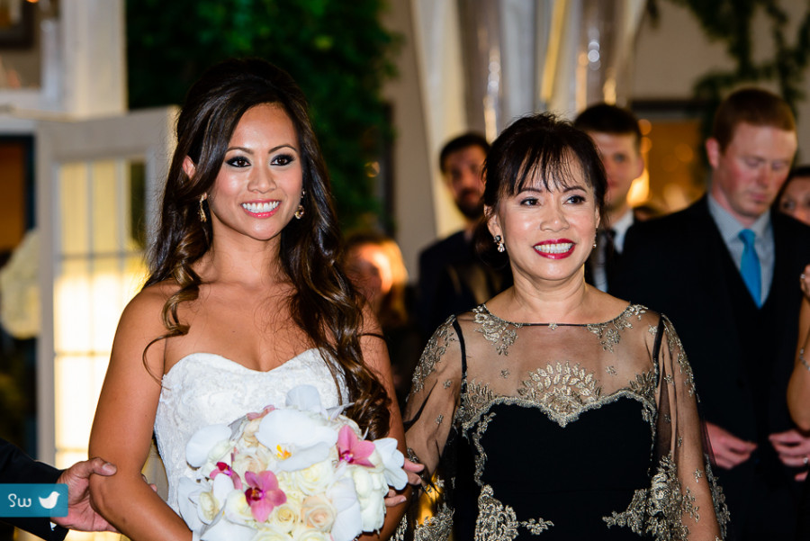 Bride with mom by Austin Wedding Photographer