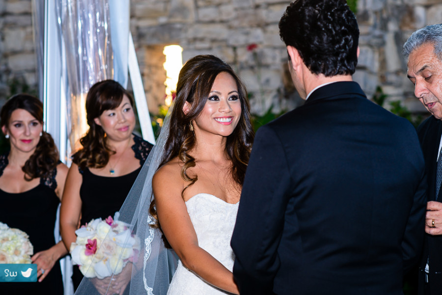 Bride during ceremony by Austin Wedding Photographer