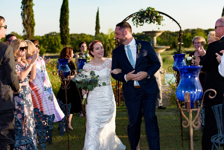 Le San Michele austin wedding photographers ceremony outdoor