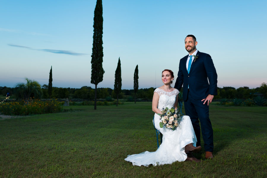 Fine Art portrait of bride groom Le San Michele austin wedding photographers