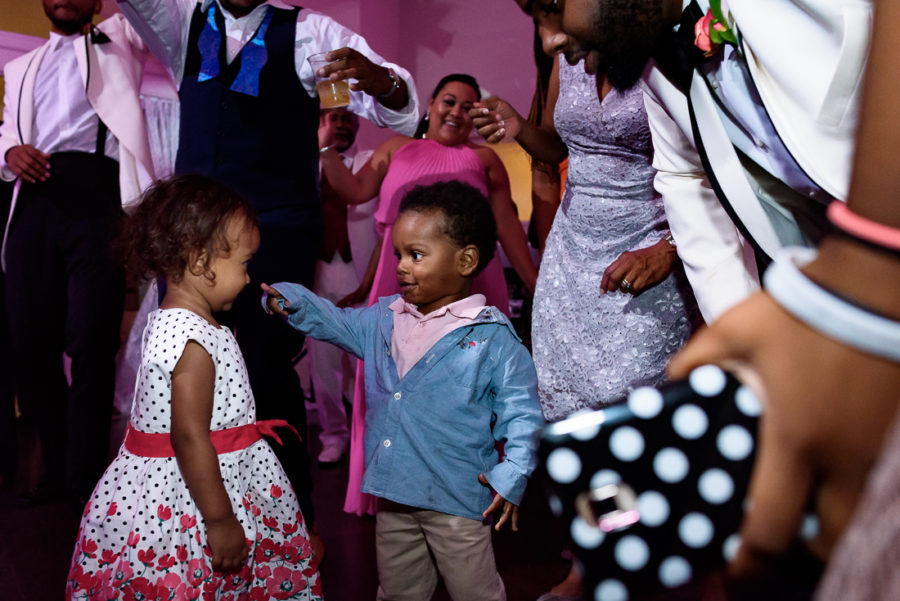 Austin wedding photographers kids dancing during wedding Sterling Events Center